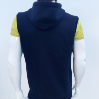 Gilet en polaire à capuche personnalisé pour le camping, en velours, avec votre logo sur mesure et service OEM – Vente en gros