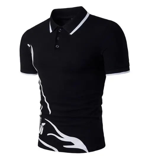 Custom polo shirt Short Sleeve men's polyester body fit man Golf Polo t-shirt Shirts