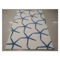 Latest Arrival Hand Tufted Luxury Woolen Carpet Bulk Quantity Exporter India Best Price Home Prayer Use Plain Style Stain