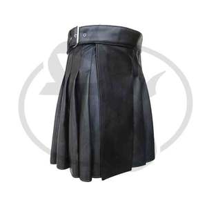 Cuero negro de último diseño, kilt con cuero sporran - Product Image 2