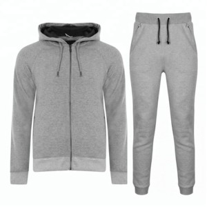 High Quality Men's Track Suit With Drawstring Hoodie & Kangaroo Pocket Men's Sweat Suit For Jogging - Product Image 3