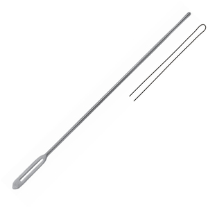 Sonda de Acero Inoxidable de Alta Calidad al por Mayor, Doble Punta, de Estaño, 3.0 mm de Diámetro, Maleable, 30 cm, para Uso Quirúrgico Manual - Product Image 5