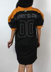 เสื้อฟุตบอลอเมริกันตาข่ายโพลีเอสเตอร์ใส่ได้ทั้งชายและหญิงผ้าเจอร์ซีย์ระบายอากาศได้ไซส์ใหญ่พิเศษออกแบบได้ตามต้องการ - Product Image 6