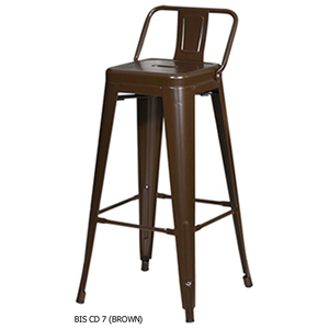 Taburete de barra de hierro sólido, Base de Metal, moderno, multiusos, BIS CD 7, respaldo alto, ahorro de gastos, silla - Product Image 2