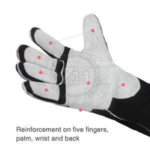 Gants de soudure en cuir sur mesure, anti-chaleur, résistants aux coupures, imperméables, respirants, séchage rapide, légers, toutes tailles, gants de sécurité - Product Image 4