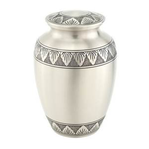 โกศผู้ใหญ่แบบคลาสสิกสำหรับขี้เถ้าโลหะบริการงานศพยังคงขายส่ง - Product Image 3