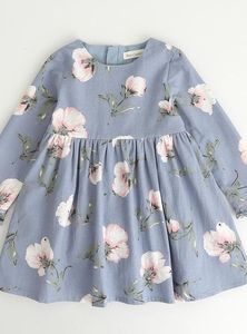 Vestido elegante de algodón con estampado de bebé, personalizable en tamaño y color para el verano de 2021 para bebés - Product Image 2