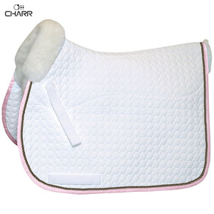 เบาะหนังแกะสำหรับฝึกขี่ม้า,ผ้าอานหนังแกะคุณภาพสูงขนาด69x 52ซม. - Product Image 3