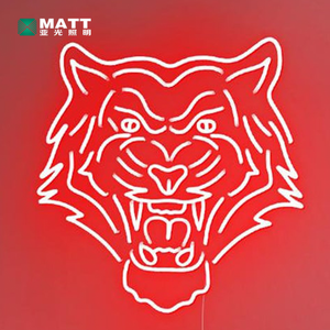 Mat özel kafa kaplan <span class=keywords><strong>Neon</strong></span> burcu kişiselleştirilmiş el yapımı astronot <span class=keywords><strong>Neon</strong></span> burcu Flex LED <span class=keywords><strong>Neon</strong></span> ışık tabelaları için ev duvar dekoru - Product Image 4