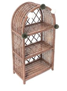 <b>Large</b> Natural Wicker <b>Bookshelf</b> Outdoor Rattan Furniture for Garden Sets - Product Image 2
