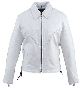 HMB-0294F Women's White Satin <b>Leather</b> Jacket Long Fashion Winter <b>Coats</b> Polyester Cotton Motorcycle Braids <b>Fur</b>-Wholesale Apparel - Product Image 1