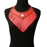 Collier ras du cou pour femme en similicuir bleu avec chaîne à maillons, design vintage personnalisable, bijoux de mode pour soirée