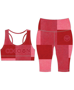 ชุดโยคะ 2 ชิ้น บอดี้ฟิต 2026 สำหรับผู้หญิง เอวสูง แขนกุด ทรงไบค์เกอร์ ผ้ายืดสแปนเด็กซ์/โพลีเอสเตอร์ เอวยางยืด - Product Image 2