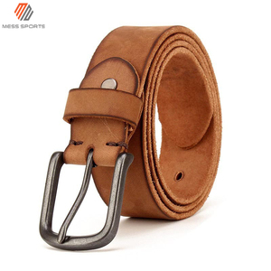 Ceinture en cuir véritable à 100% pour hommes, boucle en métal simple, ceinture décontractée pour jeans, ceinture en cuir de haute qualité, style classique pour hommes - Product Image 4