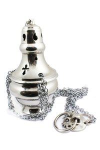 Conjunto de suministros de iglesia de latón, colgante, thurible - Product Image 6