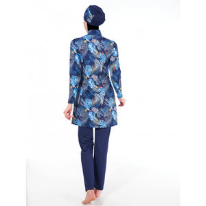 Maillots de bain imprimés sur tout le design personnalisé à la mode vêtements de plage pour femmes musulmanes maillot de bain tissu imperméable femmes - Product Image 5