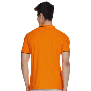 Pakistan Factory Made <b>Polo</b> Shirt for Man <b>Orange</b> Color Cotton Material Summer Short Sleeves Embroidered <b>Polo's</b> With Custom Label - Product Image 2