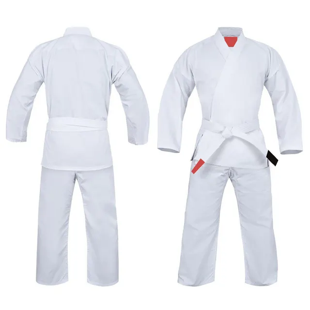 Good Quality Unisex Martial Arts Uniform Karate Suits High Quality Long Sleeves Judo suits