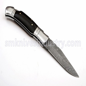 Custom Hand Made Steel Folding <b>Knife</b> Multi Functional <b>Knife</b> Sm <b>Knives</b> Olive Wood OEM PK (smk1106) - Product Image 2