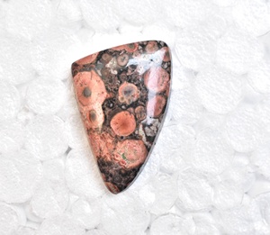 Cabujón de jaspe de amapola Natural, gemas naturales de alta calidad, jaspe de amapola mexicana, gemas naturales, piel de leopardo - Product Image 6