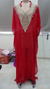 ชุดเดรสยาวถึงโต๊ะ Caftan Farasha Jalabiya ของผู้หญิง,ชุดเดรสกระโปรงยาวทำจากคริสตัลงานคาฟตานสไตล์ดูไบ - Product Image 3