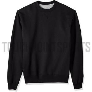 Vente en gros sweat-shirt col ras du cou personnalisé 100% coton sweat-shirt oversize blanc - Product Image 2