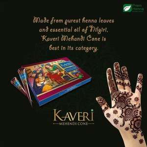 Kaveri-Cono de henna natural, 100% natural, oferta - Product Image 3