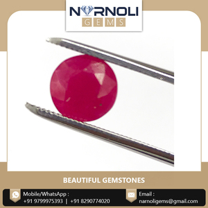 Genuine <b>Ruby</b> Oval Faceted Gemstone Natural Red Loose Stone Premium Quality Crystal for Fine Jewelry Making Handmade Designer - Product Image 2