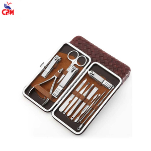 Ensemble de manucure professionnel de 13 pièces, kit de lime à ongles polie, outils de soin des ongles en acier inoxydable - Product Image 3