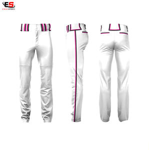 Pantalon de baseball pour homme avec passepoil latéral multicolore à séchage rapide Vêtements de sport respirants et imprimés personnalisés pour les équipes - Product Image 4