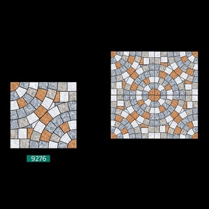 Carreaux de sol en porcelaine rustique couleur chocolat clair 40x40cm - Product Image 5
