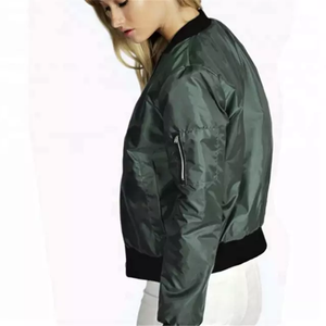 Ladies Bomber <b>Jackets</b> Wholesale Fashion Winter Blank Bomber <b>Jackets</b> - Product Image 5