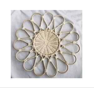 Factory Adorable <b>Rattan</b> <b>Placemat</b> Coaster to Decor Your Kitchen - Eco-friendly <b>Rattan</b> Mat for Tableware Dinnerware Party Wedding - Product Image 1