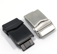 Fermoir de sécurité pliable pour montre, 18mm 20mm 22mm 24mm, haute qualité, boucle de pièces en acier inoxydable