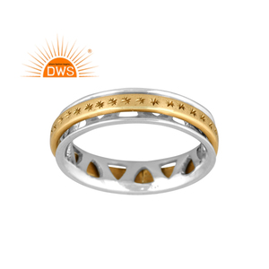 Handmade Design Fine Sterling Silver Unisex <b>Spinner</b> Band <b>Ring</b> Silver Jewelry For <b>Women</b> Gift For Her - Product Image 1