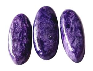 Charoite พลอย cabochons แบบอิสระและรูปทรงอื่นๆสั่งตัดไปทุกขนาดขายส่งอัญมณีธรรมชาติ - Product Image 2