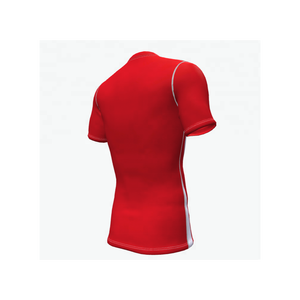 <b>Men's</b> Anti-UV Short Sleeve Rash Guard <b>Swim</b> <b>Shirt</b>-Stretch Fabric Quick Dry Eco-Friendly Comfortable Beach Surf Wear - Product Image 3