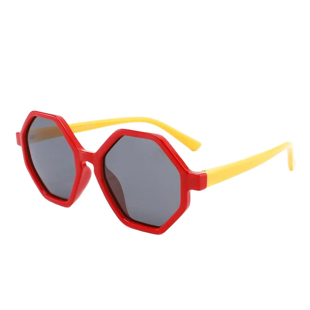 Bükülebilir esnek silikon gözlük bisiklet UV400 polarize Lens kız erkek gözlük açık spor çocuk güneş gözlüğü