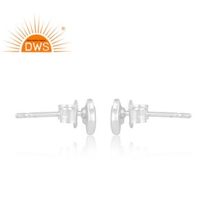 Pendientes de plata de ley 925 con forma de delfín, joyería fina - Product Image 3