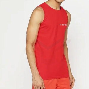 Customizable Summer Casual Gym <b>Singlets</b> Quick Dry Breathable Sleeveless Workout Tank Printed Cotton Muscle Sports for Fitness - Product Image 6