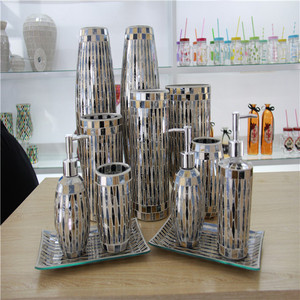 Juego de 3 Accesorios de Baño de Lujo, Productos de Mosaico para Baño, Decoración para Hotel, Hogar, Baño, Ducha - Product Image 5