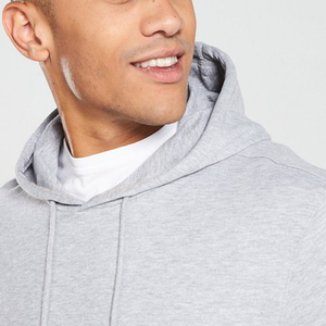 Conjunto Deportivo de Sudadera con Capucha Holgada y Pantalones Deportivos de Felpa de Algodón Grueso para Hombre - Product Image 2