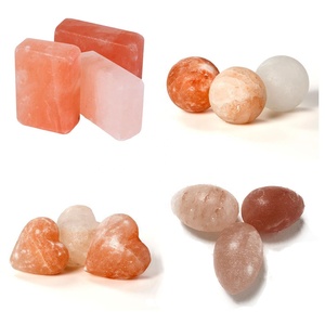 หินเกลือนวดรูปหัวใจสีชมพูอ่อนหิมาลัยสำหรับองค์กรดูแลผิว-Sian - Product Image 4