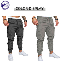 Pantalones Deportivos Casuales de Lona para Hombre, Transpirables, de Secado Rápido, con Bolsillos con Cremallera, Talla Grande, para Correr