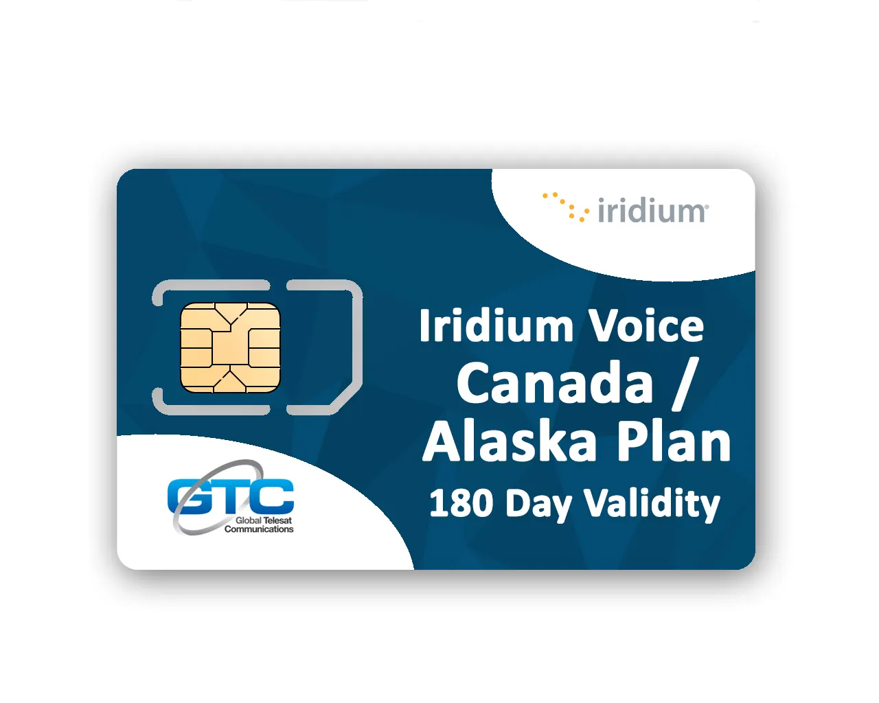 Iridium Satelliet Telefoon Canada & Alaska Prepaid Simkaart Met 200 Minuten (180 Dag Geldigheid)