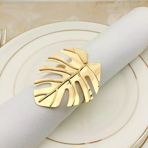 Latest Design Itames <b>Indian</b> Horn Napkin <b>Rings</b> Metal and Aluminium Dining Table Wedding Decorations Napkin <b>Rings</b> - Product Image 3