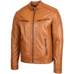 High Street Style <b>Winter</b> Windproof Waterproof Breathable Sustainable Genuine <b>Leather</b> <b>Jacket</b> Men's OEM Service High Fashion - Product Image 4