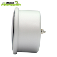 2 manomètre numérique de pression d'air et de carburant à face noire de haute qualité de 1/16 "52mm avec capteur pour automobile universelle