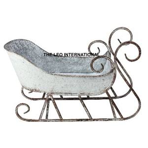 Trineo de Navidad con forma única de Metal de hierro, estilo elegante, hecho a mano, superventas, trineo de Navidad de la más alta calidad - Product Image 1