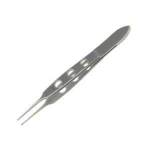 Bishop-Harmon, fórceps de vendaje de dientes dentados entrecruzados, instrumento médico oftálmico Manual de acero inoxidable - Product Image 1